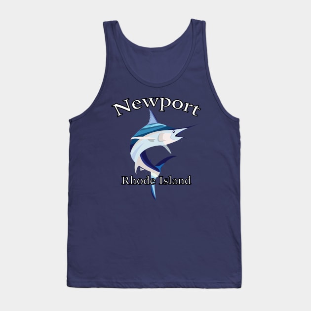 Newport RI Swordfish Tank Top by ACGraphics